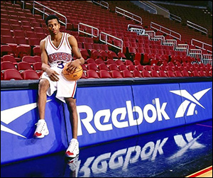 Iverson promujący Reeboka